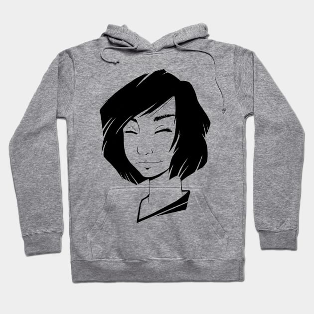 Quiet happiness Hoodie by smilingdwarf